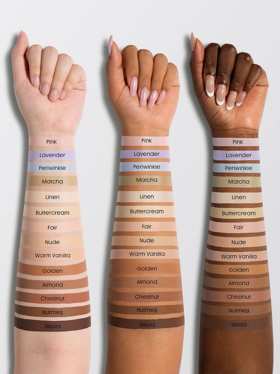 Full-Coverage Concealer-Nude Color Corrector Brightener And Highlighter Beauty Cosmetic Makeup For Women And Girls