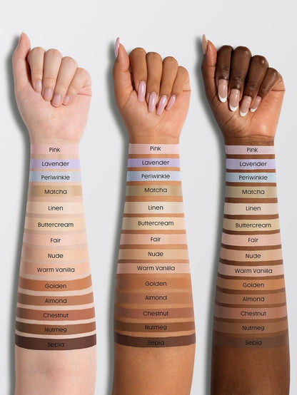 Full-Coverage Concealer-Nude Color Corrector Brightener And Highlighter Beauty Cosmetic Makeup For Women And Girls